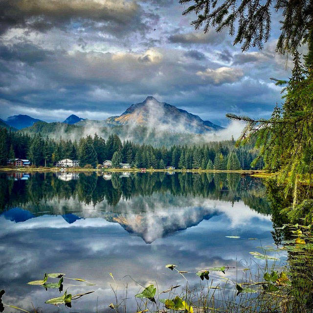 This photo shows Auke Lake the evening of Thursday, Sept. 24, 2020. (Courtesy Photo / Barbara Lynn Stemmerman)