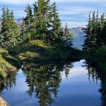 This photo shows an alpine lake on Mount McGinnis. (Courtesy Photo / Deborah Rudis)