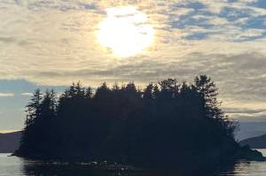 This photo shows Amalga Harbor on Oct. 18. (Courtesy Photo / Judith MacBrine)