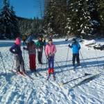 Members of the Juneau Ski Club take ski during a Sunday recreation day. (Courtesy photo / Frankie Pillifant)