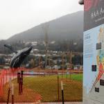 Downtown Juneau will soon have improved signage and maps like this one seen at Mayor Bill Overstreet Park on Oct. 10, 2020. (Ben Hohenstatt / Juneau Empire)