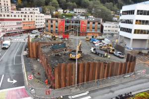 The M.J. Murdock Charitable Trust has pledged $400,000 toward work on the Sealaska Heritage Institute Arts Campus. The donation is contingent upon SHI reaching its fundraising goal, the nonprofit announced. (Peter Segall / Juneau Empire)