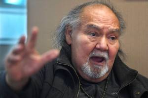 David Katzeek, leader of the Shangukeidi clan, speaks about the power of language during an interview on Wednesday, Dec. 18, 2019.(Michael Penn / Juneau Empire File)