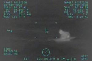 Coast Guard personnel from Coast Guard Air Station Sitka rescued a 70-year-old man from the water near Union Bay on Nov. 1, 2020. (Screenshot / U.S. Coast Guard)