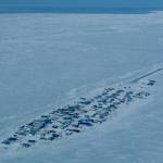 This photo shows sea ice off the village of Kivalina in northern Alaska. (Courtesy Photo / Ned Rozell)