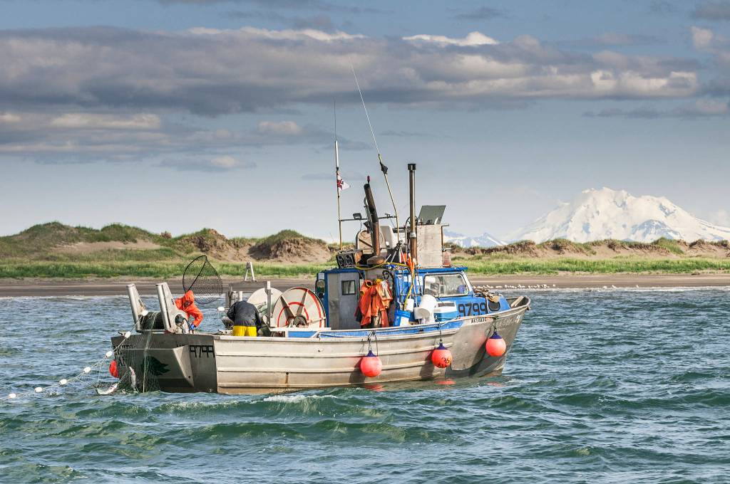 A gillnetter in the Ugashik District of Bristol Bay. (Courtesy Photo / Chris Miller)