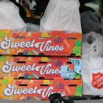 A trunkload of meals is destined for seniors and unsheltered Juneauites. (Ben Hohenstatt / Juneau Empire)