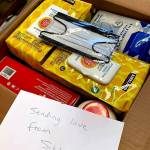 Courtesy Photo / CeeJay Johnson
These supplies were sent from Sitka to Alaska Native villages.