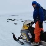 This photo shows Craig George north of Utqiaġvik (then-Barrow) on May 28, 2010. (Courtesy Photo / Ned Rozell)