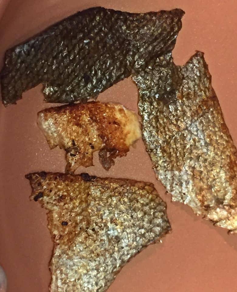 Fried fish skins, like the ones in this photo, make everything better. (Vivian Mork Yéilk / For the Capital City Weekly)