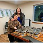 Vivian Faith Prescott / For the Capital City Weekly
Nikka Mork and Jonah Hurst deliver jams and jelly to Wrangell Cooperative Association, Wrangells tribal agency.