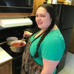 Vivian Faith Prescott / For the Capital City Weekly
Nikka Mork (above) makes jams and jellies (top left) for gifting in Wrangell. Flora Johnson of Allakaket made moccasins for the author, and spruce tip sugar cookies are a treat to give as gifts.