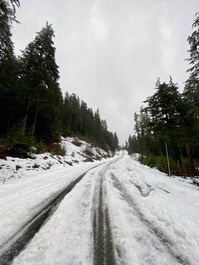 At the end of the road, we went in search of snow and found it! writes Cassidy Jones of this Jan. 18 photo. (Courtesy Photo / Cassidy Jones)