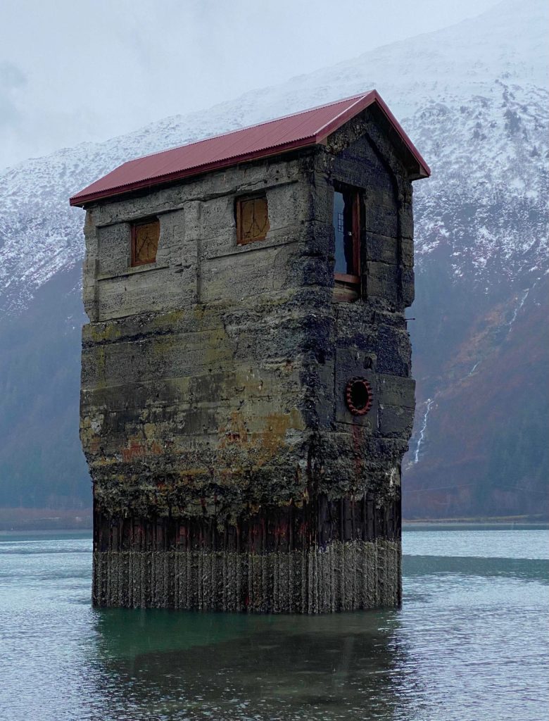 The pump house, seen on Jan. 16, is a favorite subject for artists and photographers. (Courtesy Photo / Denise Carroll)
