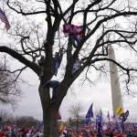 Trump supporters participate in a rally Wednesday, Jan. 6, 2021 in Washington. As Congress prepares to affirm President-elect Joe Bidens victory, thousands of people have gathered to show their support for President Donald Trump and his baseless claims of election fraud. The president is expected to address a rally on the Ellipse, just south of the White House. (AP Photo/John Minchillo)