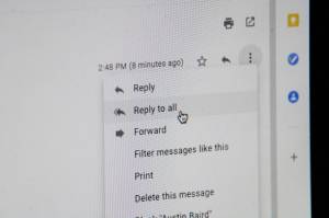 Do you really need to reply to all? This year, writes Geoff Kirsch, you should think before you click. (Ben Hohenstatt / Juneau Empire)