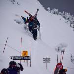 Winter sports enthusiasts set up for a run at Eaglecrest Ski Area. (Eaglecrest Ski Area)