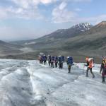 Courtesy Photo / Erin Cutts, Inspiring Girls Expeditions
The 2019 Girls on Ice Alaska team travels down Gulkana Glacier at the end of their expedition. The group is currently accepting applications for three expeditions planned for this summer.