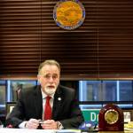 Senate President Peter Micciche, R-Soldotna, spoke with the Empire in his office at the Capitol on Friday, Jan. 22, 2021. He said he was hopeful about finding a path forward for the state and that he wanted better communication between the Legislature and the public. (Peter Segall / Juneau Empire)