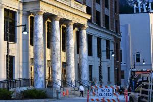 This Jan. 8, 2021, photo shows the Alaska State Capitol. The Alaska Senate on Wednesday OKd a resolution that would allow remote voting, if necessary, during the pandemic. (Peter Segall / Juneau Empire File)