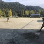 Youths play sandlot baseball at Miller Field in the summer of 2020. After COVID-19 sidelined a competitive season last summer, local players gathered to play sandlot ball. Thanks to a city-approved COVID-19 mitigation plan, the Gastineau Channel Baseball and Softball Leagues are planning a full, competitive season this summer. Registration is now open for players between the ages of 5 and 16. (Courtesy Photo / Geoff Kirsch)