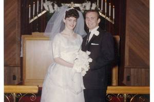 Wayne and Cindy Bertholl were married in Holy Trinity Episcopal Church by Reverend Mark A. Boesser, on February 25th, 1961. (Courtesy Photo)
