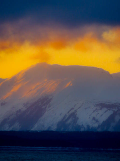This photo was taken from North Douglas on a cold winter night in February. (Courtesy Photo / Joseph Sypeck)