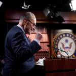 Senate Majority Leader Chuck Schumer of N.Y., speaks during a news conference after the Senate passed a COVID-19 relief bill in Washington, Saturday, March 6, 2021. (AP Photo / J. Scott Applewhite)