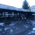 Capital City Fire/Rescue and the Juneau Police Department are investigating a carport fire occurring on March 6, 2021, seen above, as an intentionally set fire. (Courtesy photo / CCFR)