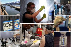 Composite image / Juneau Empire
Juneau has had 1,326 confirmed cases, including five deaths, since its first confirmed case of the coronavirus on March 22, 2020.