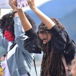 A new Systematic Racism Review Committee will soon be in place to guide Juneau’s municipal lawmakers as they consider future ordinances. City Assembly members established the committee late last year after racial justice protests took place in Juneau and around the country throughout the summer of 2020. Here, Lacey Davis attends a May 30, 2020, vigil honoring George Floyd, the man whose death while in police custody sparked protests worldwide. (Peter Segall / Juneau Empire)