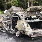 Two women were indicted Thursday for the arson of vehicle near Skaters Cabin that occurred on Aug. 5, 2020. (Courtesy photo / CCFR)