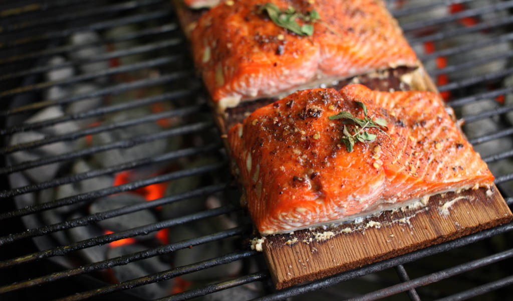 A fillet of Bristol Bay sockeye cooked on a cedar plank. (Courtesy Photo / Steve Kurian)