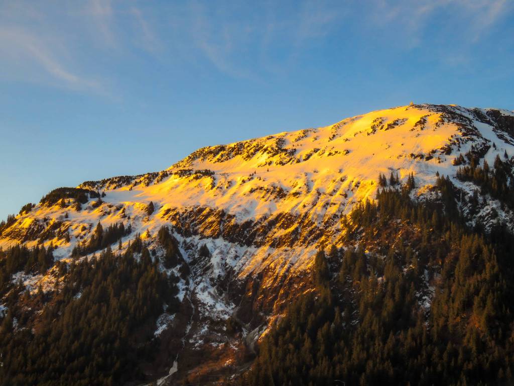 This photo was taken on Douglas Island on Saturday, April 17. (Courtesy Photo / Joseph Sypeck)