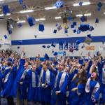 Thunder Mountain High School seniors celebrate their graduation on Sunday, May 26, 2019. The class of 2020 was forced to skip graduation ceremonies due to COVID-19 restrictions. Discussions are underway to allow the class of 2021 an opportunity to participate in commencement in accordance with CBJs mitigation strategies. (Michael Penn / Juneau Empire File)