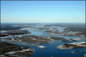 Yukon Flats — a portion of the Yukon River between the towns of Circle and Fort Yukon — where many whitefish spawn. (Courtesy Photo / Randy Brown)