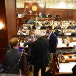 The Alaska House of Representatives, seen here on Friday, May 7, 2021, is scheduled to meet early Monday morning to finalize budget bills before the end of the legislative session in about two weeks. (Peter Segall / Juneau Empire)