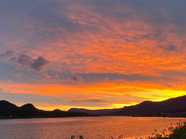 This photo shows a Juneau sunset seen from Mile 2 on June 15. (Courtesy Photo / Denise Carroll)