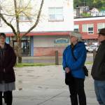 Karla Hart, who led the efforts to add a trio of initiatives to limit cruise ships in Juneau, talks about the failed effort at a press conference on June 2, shortly after announcing that the group did not collect enough signatures to move the questions to the October ballot. (Dana Zigmund / Juneau Empire)