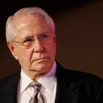 Then-Democratic presidential hopeful and former Alaska Sen. Mike Gravel speaks at the Take Back America political conference in Washington, in this June 2007 photo. Gravel, a former U.S. senator from Alaska who read the Pentagon Papers into the Congressional Record and confronted Barack Obama about nuclear weapons during a later presidential run, has died. He was 91. Gravel, who represented Alaska as a Democrat in the Senate from 1969 to 1981, died Saturday, June 26, 2021. Gravel had been living in Seaside, California, and was in failing health, said Theodore W. Johnson, a former aide. (AP Photo / Charles Dharapak)