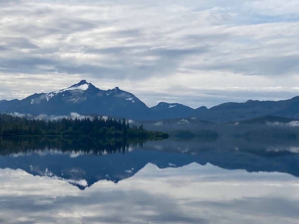 Morning reflections at Hasselborg Lake, Admiralty Island. (Courtesy Photo / Deborah Rudis)