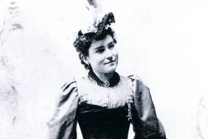 Mollie Walsh, seen here in cabinet card photograph from 1894 at age 25 in Butte, Montana, is the subject of a biography by Art Petersen who said Walshs life is the story of the Klondike Gold Rush. But, Petersen said, there was quite a lot of fact to be sorted from the fictions recorded about Walshs life. (James Schultz / Courtesy of Richard Gibson via Art Petersen)