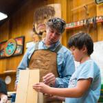 Andrew Thoms is the executive director for the Sitka Conservation Society and one of the founding partners of the Sustainable Southeast Partnership. He is pictured building birdhouses with the 4H-Alaska Way of Life program that SCS hosts with the University of Alaska Fairbanks Cooperative Extension. (Courtesy Photo / Bethany Sonsini Goodrich)