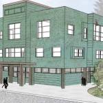 The Teal Street Center, shown here in concept, is a combined social services hub located next to the new Glory Hall and expected to break ground this autumn. (Courtesy art / United Human Services)