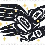 Courtesy Image / Sealaska Heritage Institute 
Rico Lanáat Worls Raven Story Forever design is shown. There will be a release ceremony for the stamp on Friday.