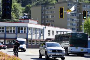 After the second-wettest summer on record last year, Juneau is seeing more typical summer weather according to the National Weather Service. Temperatures in downtown Juneau hadn't reached 70 degrees yet the morning of Saturday, July 31, 2021, but they would get there before the end of the day. (Peter Segall / Juneau Empire)