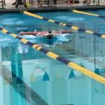 Chaz Van Slyke competes in the open 100-meter fly at Summer Champs. (Courtesy Photo)
