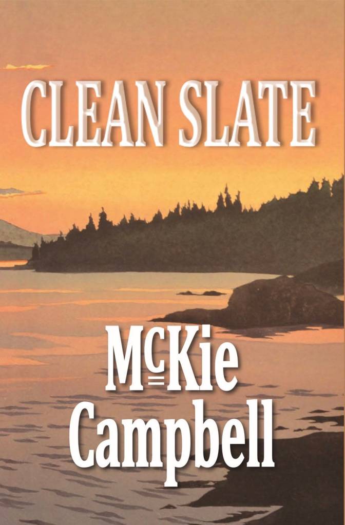 This image shows the cover to McKie Campbells book Clean Slate. Campbell said he licensed paintings by prolific Alaskan artist Byron Birdsall, now deceased, for his book covers. (Courest Image)