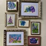 Mary McEwen, whose art is shown in this photo, will be Juneau Artist Gallerys featured artist for August.McEwen will be featuring watercolor paintings and works made from ordinary and out of the ordinary materials. (Courtesy Photo / Mary McEwen)