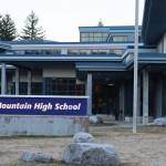 Thunder Mountain High School on April 18, 2021. When school resumes Monday, students will attend each weekday, and COVID mitigations will be in place. (Ben Hohenstatt / Juneau Empire File)